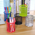 Miniatyrbillede 4 af 5: 4 stk. Penneholder Mesh Blyantholder Holdbar Metal Blyantholder
