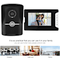 Miniatyrbild 1 av 8: 7 tum HD LCD Video Intercom Dörrklocka System Dörrtelefon Hemmonitor Utomhuskamera (EU-kontakt)