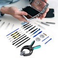 Miniatyrbild 1 av 8: Elektronikreparationsverktygssats Halkfri Design Bekväm Praktisk Flexibel 18 i 1 Telefonreparationsverktygssats