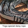 Miniatyrbilde 4 av 5: Klatre Stropp Daisy Chain Nylon Daisy Chain Justerbar Stropp Tau Yoga Forlengelse Belte