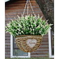Miniatyrbillede 3 af 5: 8 Bundter Kunstig Lavendel Blomsterplanter UV-resistent Faux