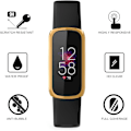 Pikkukuva 2 / 7: [2-pakkaus] kotelo Fitbit Luxe -laitteelle, lisävaruste täydellä suojauksella