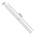 Miniatyrbillede 5 af 7: 2 stk. LED-skabslys, 60 LED genopladeligt bevægelsessensorlys