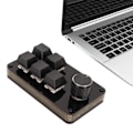Miniatyrbillede 1 af 8: Programmerbar tastatur 5 taster 1 knap blå switch mekanisk hot swappable kablet USB mini tastatur til medie spil kontor