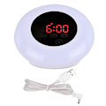 Miniatyrbild 2 av 6: Mångsidig Smart Väckarklocka för Studenter, Soluppgångssimulering Väckarklocka med Digital Hygrometer Termometer för Kontorsarbetare, Tunga Sovare