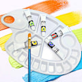Miniatyrbillede 4 af 7: 1Ps Stor Maling Bakke Palet, Plast Maling Palet, Non-Stick Pal