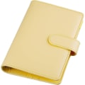 Miniatyrbild 7 av 7: A6 PU Läder Notebook Pärm Återfyllbar 6 Ring Pärm för A6 Yellow