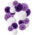 Miniatyrbild 1 av 7: Recosis Cocodeko 18 st silkespapper pompoms blomsterboll