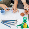 Pikkukuva 5 / 5: 4 kpl metallipalloa DIY kakkutyökalut Fondant kakunkoristelu Sugarcraft Gumpaste kukka mallinnusmuotti