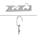 Miniatyrbilde 2 av 7: 4 stk. plassbesparende kleshengere, metallhengere, $4 stk.
