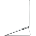 Miniatyrbillede 2 af 4: Aluminium-skrivebordsstativ til Apple MacBook og alle bærbare computere (sølv)