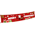 Miniatyrbillede 1 af 5: Glædelig Jul Banner Dekoration Jul Glædelig Jul
