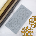 Miniatyrbilde 4 av 5: Hul hulblad godteri form, sjokolade godteri 3D hul blad silikonform, sukker håndverkkake dekorasjon