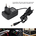 Miniatyrbild 5 av 6: Effektpedal Strömadapter 9V 1A för Elektrisk Gitarr Orgel Keyboard Förstärkare 100‑240VEU-kontakt