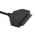 Miniatyrbillede 4 af 8: 2,5in SATA USB 3.0 Adapter SSD HDD Harddisk Kabel Computer Tilbehør Beskyttelsesboks (Grøn)