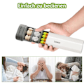 Miniatyrbild 4 av 7: 1-pack uppdaterad medicinlåda 7 dagar, tablettask 7 dagar, pillerask för resor, snygg pillerask 7 dagar för att skydda integriteten, ABS-struktur