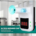 Miniatyrbillede 6 af 7: Infrarødt termometer berøringsfri digital K3 termometer, vægmonteret infrarødt pandetermometer K3 med LCD-display