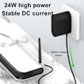 Miniatyrbillede 6 af 8: Hvid europæisk standard 122V2A strømadapter - lige 3,5*1,35