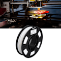 Miniatyrbillede 1 af 8: 3D-printer filament, hvid, 1,75 mm, 8,8 oz nettovægt, 180 til 210 Celsius PLA-filament til 3D-print, genopfyldning, udskiftning
