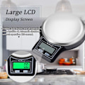 Miniatyrbild 4 av 8: Köksvåg 5Kg/0,1g[Uppgradering], Elektronisk matvåg med hög precision, plattform i rostfritt stål med multifunktion för vägning, LCD-skärm,