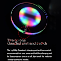 Miniatyrbilde 5 av 6: USB-oppladbar LED-coaster, flaskebelysning for drikkevarer, blinkende lyscoaster for barer, fester, bryllup, festivaler