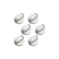 6-pack 6 mm Zinc Alloy Gas Stove Knobs, Universal Oven Knobs, Kitchen Knobs, Cooker Knobs