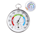 Miniatyrbillede 2 af 8: Termometer og hygrometer - Ideel termometer og hygrometer til drivhus