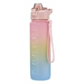 Miniatyrbillede 1 af 10: Blændende Gradient Plastik Vandkop 1000ml Stor Kapacitet Frostmat Casual Kop Rumkop