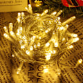 Miniatyrbild 4 av 5: 65.6FT 200 LED String Lights Fairy Lights 8 Modes Plug In For Ho blue