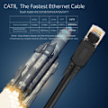 Miniatyrbilde 3 av 5: Ethernet-kabler Cat 8 Ethernet-kabel, LAN RJ45 SFTP-nettverkskabel Hastighet 40 Gbps / 2000Mhz (30M)
