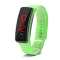 Miniatyrbild 4 av 5: LED-klocka Sport Silikon Armband Digital 12-timmars Urtavla Elektronisk Display Armbandsur Klocka