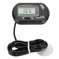 Miniatyrbilde 2 av 2: Digital LCD-sensor akvarievanns termometer kontroller kablet fisketank tilbehør svart