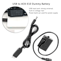 Miniatyrbilde 6 av 8: USB til ACK‑E10 Full Decoding Dummy Batteri for Rebel T3/T5/T6/T7/T100 Kamera