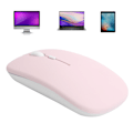 Miniatyrbild 1 av 8: Mus Rosa Trådlös Bluetooth 5.0 2-läges Tyst Bärbar Datortillbehör 2.4GHZ