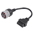 Miniatyrbillede 2 af 4: Lastbil Diagnostisk Interface Hun 16 Pin OBD2 6 Pin Adapter Kabel til Automotive Diagnostisk Værktøj