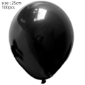 Miniatyrbillede 2 af 5: 100 stk. 10 tommer tykke balloner, latex heliumballoner, til fødselsdag