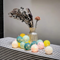 Miniatyrbillede 2 af 5: Guirlande Lumineuse Boule Coton - 3.1M 20er LED Chaîne