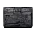 Miniatyrbillede 1 af 5: Krokodille Korn Kunstlæder Flap Style Etui Taske, 13 tommer
