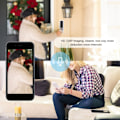 Miniatyrbilde 3 av 6: 720P HD Trådløs WIFI Videodørklokke Smart Lavt Forbruk Kamera Dørklokke (WIFI+1Dingdong EU)