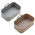 Miniatyrbillede 1 af 5: Air fritures silikonepande, genanvendelig air fritures silikonefor, silikonepladebakke