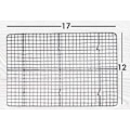 Miniatyrbilde 5 av 6: Rutete kjølehylle fra Checkered Chef - 26*23 cm, ovnsikker i rustfritt stål