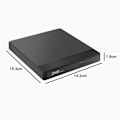 Miniatyrbild 5 av 9: Extern DVD-enhet Typ-C, bärbar CD/DVD-spelare, brännare, skrivare med SD/TF-kortläsare för MacBook, bärbar dator, stationär dator, Windows, Mac OS