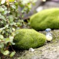 Miniatyrbilde 4 av 5: Mose assorterte størrelser, kunstige steinstykker, kunstige grønne baller,