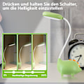 Miniatyrbilde 5 av 8: LED Dinosaur Bordlampe USB Oppladbar Dimbar Sengelampe - Rosa