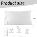 Pikkukuva 2 / 5: Tyynynpäällinen 51x 76cm Set, Yksivärinen Tyynynpäällinen 51x 76cm 2er Set ,Tyynynpäällinen 2 pakkausta 51x 76cm Tyynyliina