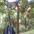 Miniatyrbilde 5 av 5: Klatre Stropp Daisy Chain Nylon Daisy Chain Justerbar Stropp Tau Yoga Forlengelse Belte
