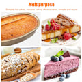 Miniatyrbillede 5 af 5: Ellipse Ostekageform, Oval Kage Brød og Kød Bageform til