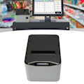 Miniatyrbilde 1 av 8: 80mm Termisk Kvitteringsskriver POS-skriver Automatisk Kutting USB LAN SERIAL Port Restaurant Kjøkken Skriver for Windows 100‑240V EU Plugg