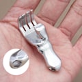 Miniatyrbillede 3 af 5: Kreativ håndlavet rustfrit stål messing lille hånd flaskeåbner