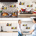 Pikkukuva 6 / 8: Deco haus Gewürzregale aus Metall - 2er Set - Für Gewürze,